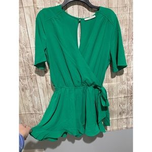 Botique green romper